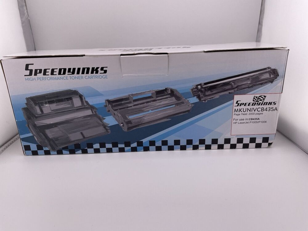 Speedyinks Toner Cartiridge Black MKUNIVCB435A use w/CB435A HP P1005/1006